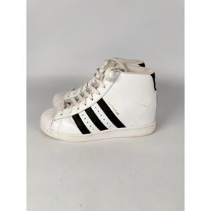 Adidas Superstar Up Women White Black Hidden Wedge Sneakers FW0118 Size 8